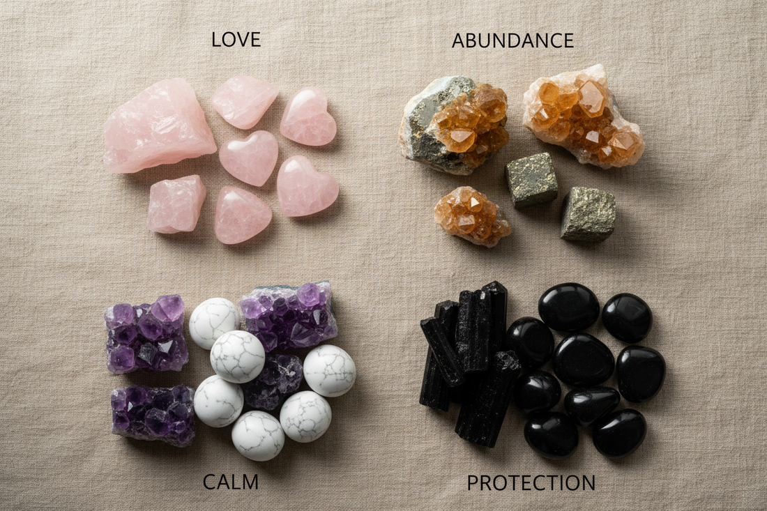 Crystals by Intention: How to Choose the Right Stone for Your Goals