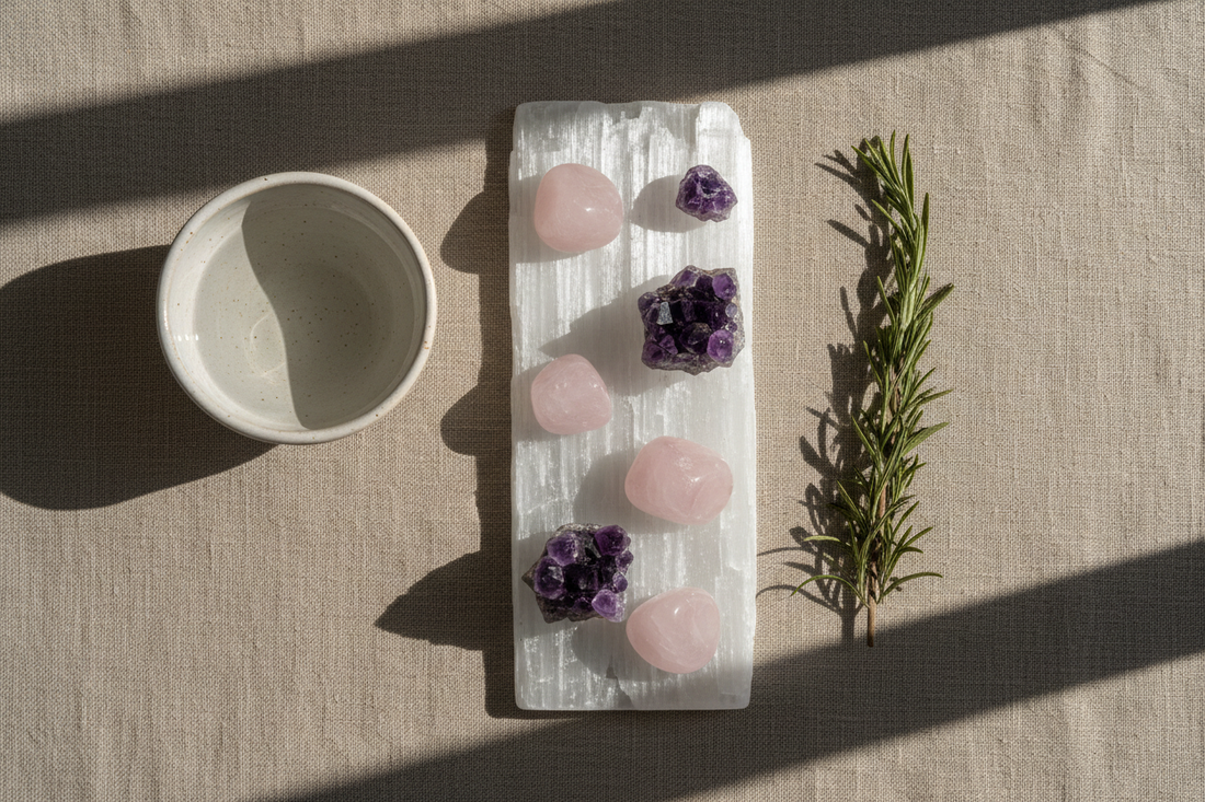 How to Cleanse and Charge Your Crystals