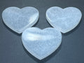 Selenite Crystal Heart Plate (4 Inches)