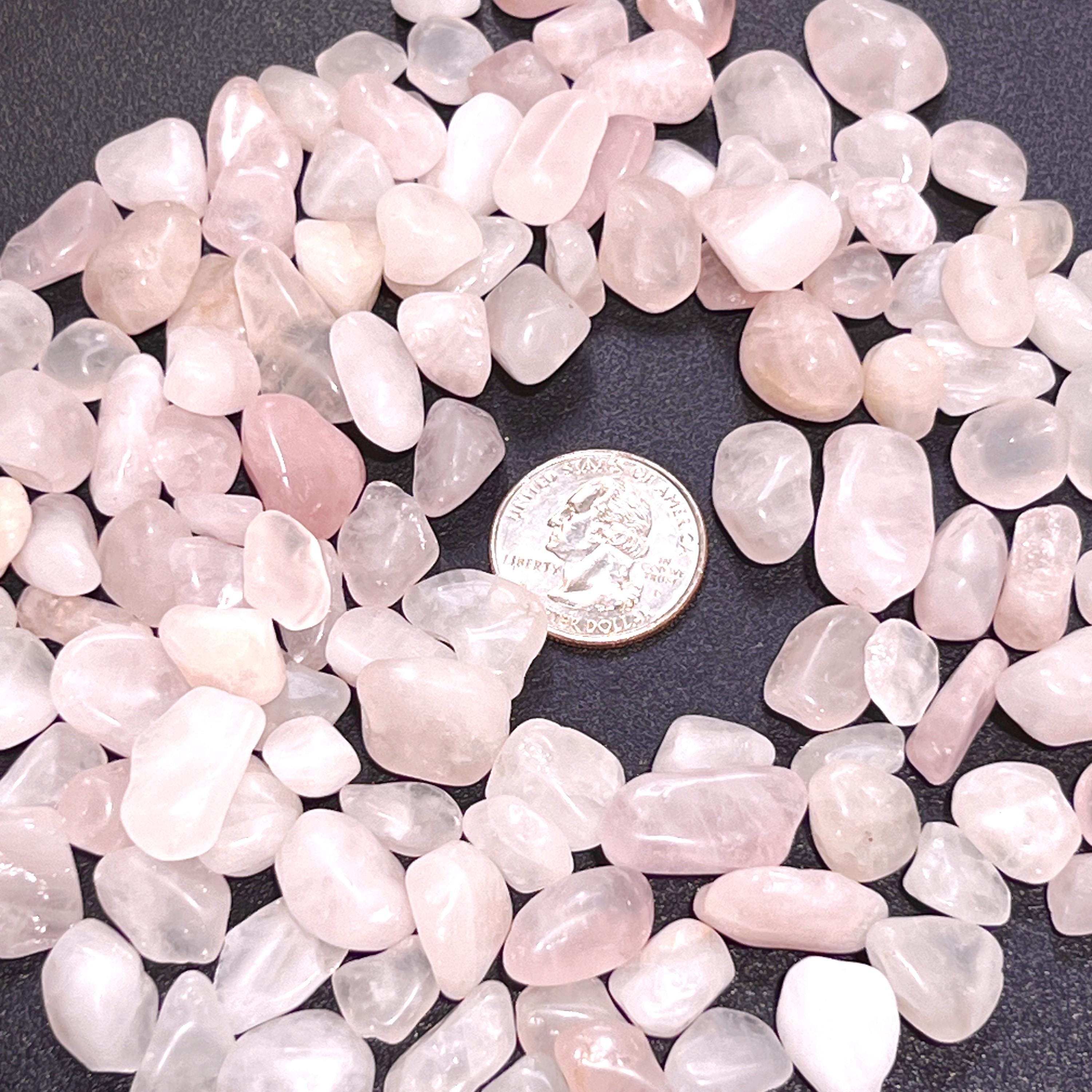 Pink Rose Quartz Small Tumbled Stones