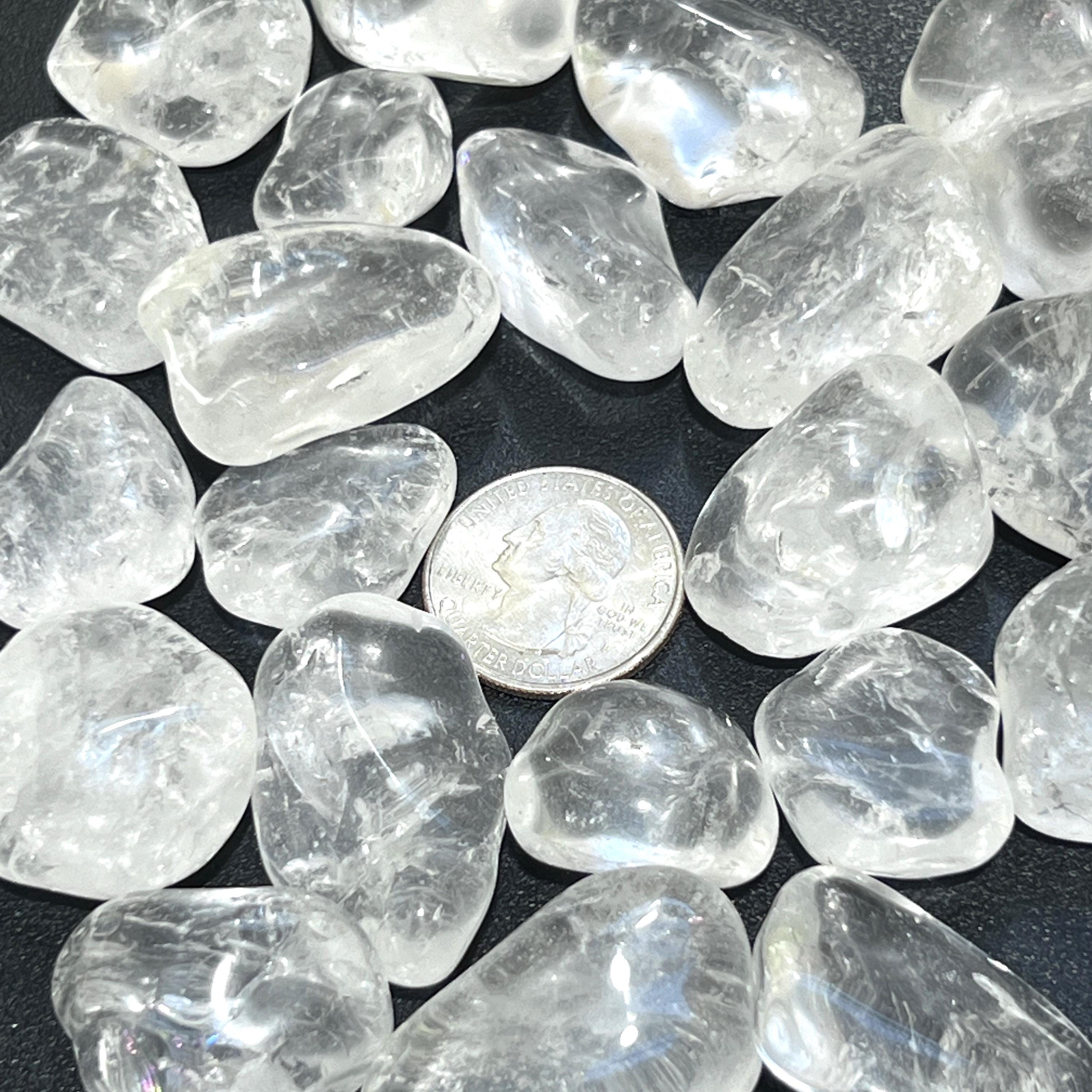 Clear Quartz Crystal Tumbled Stones
