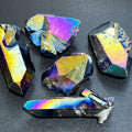 Titanium Aura Quartz Crystal Clusters And Rough Raw Points (Extra Large)