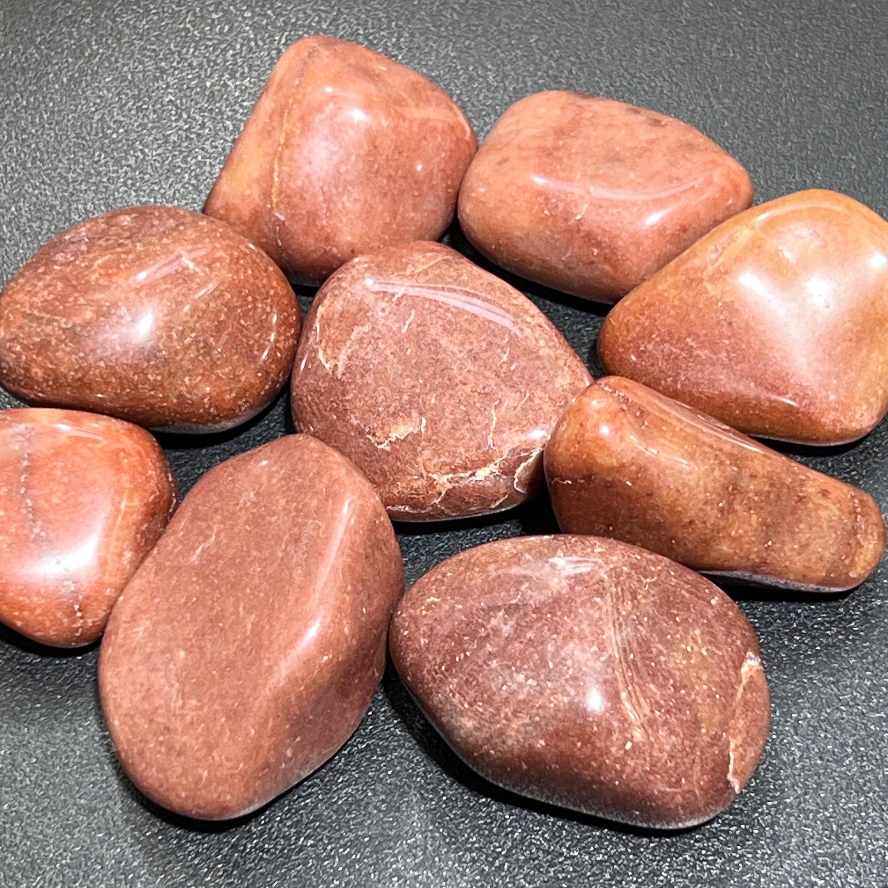Large Red Brown Jasper Tumbled Stones