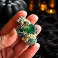 Druzy Dreams Pocket Fluorite Clusters (Color Change) Diana Maria Mine, Fluorescent Fluorite