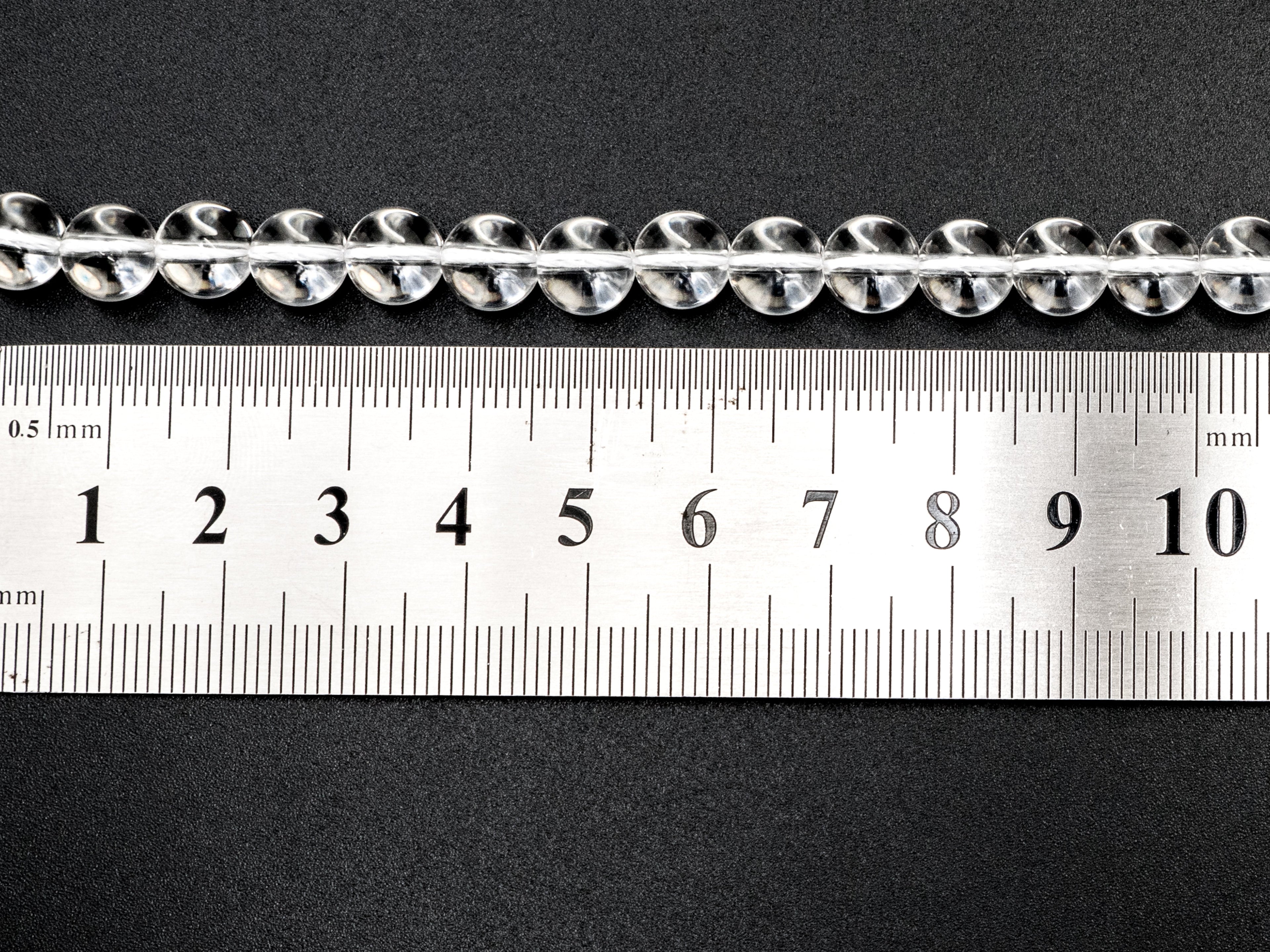 Natural Clear Quartz Round Smooth beads, 6mm/8mm/10mm/12mm Round Quartz beads, 15.5" Full Strand, SKU#V11