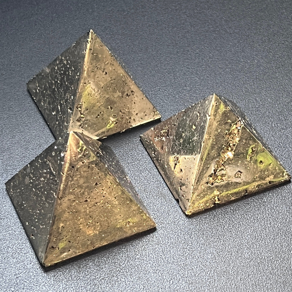 Iron Pyrite Pyramid Crystal