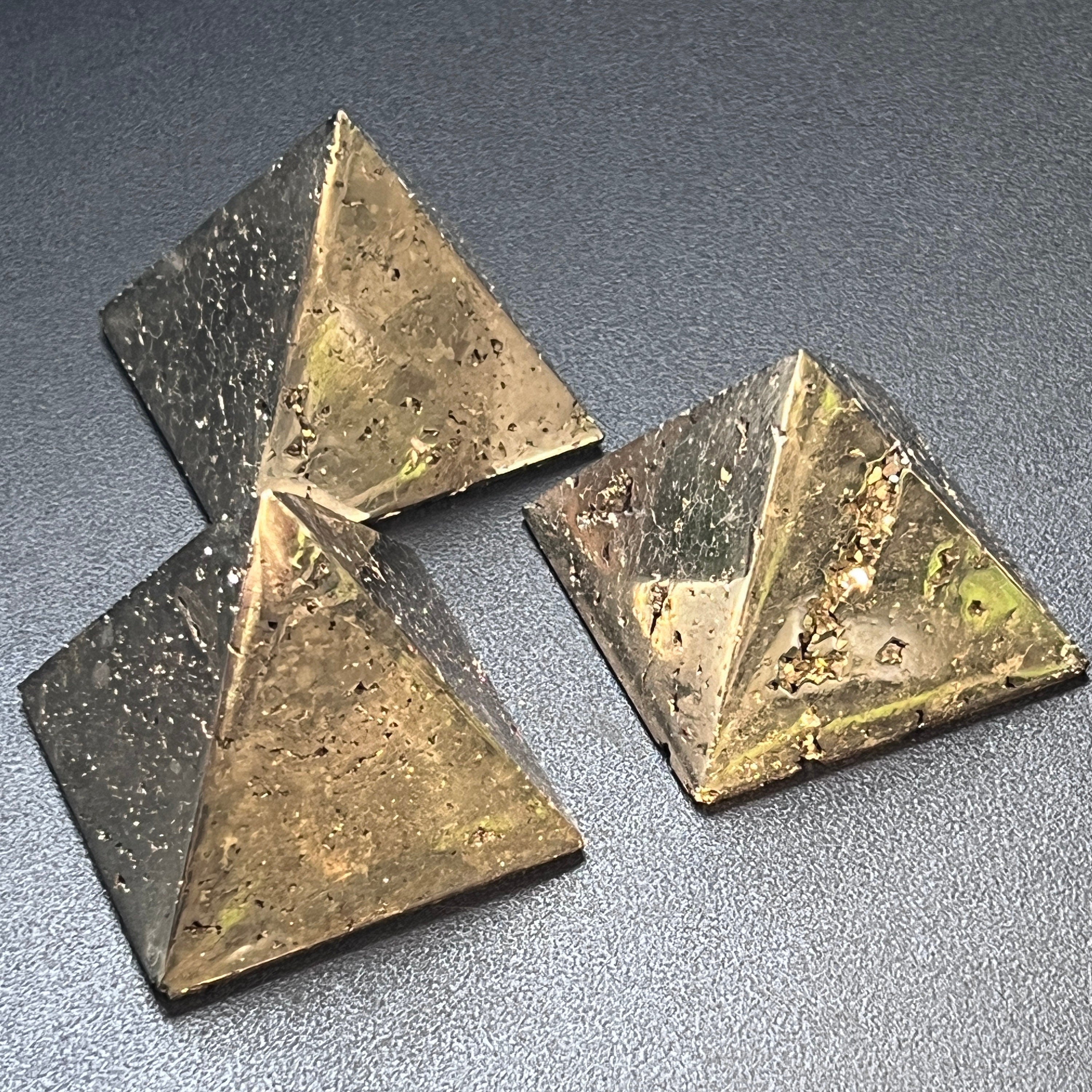 Iron Pyrite Pyramid Crystal