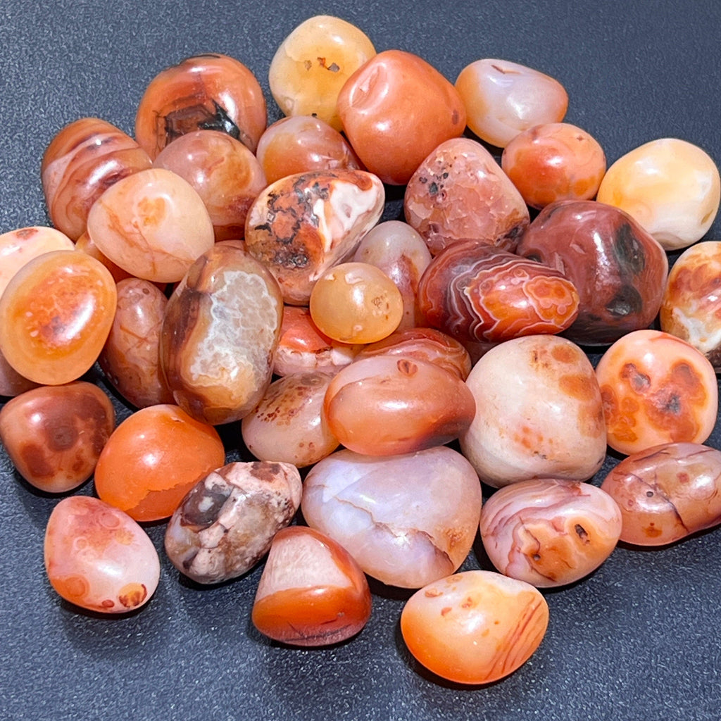 Red Carnelian Agate Tumbled Stones