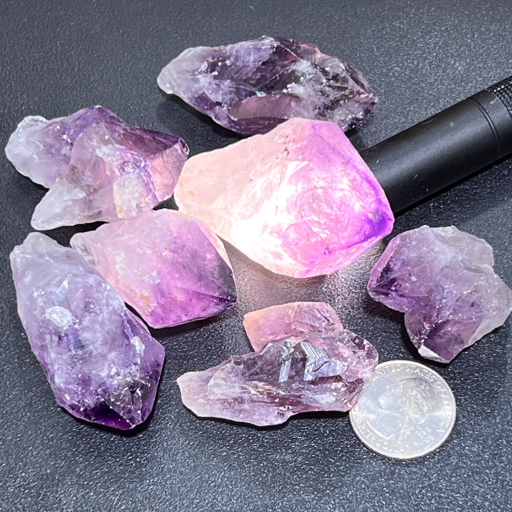 Purple Amethyst Large Raw Crystal Points