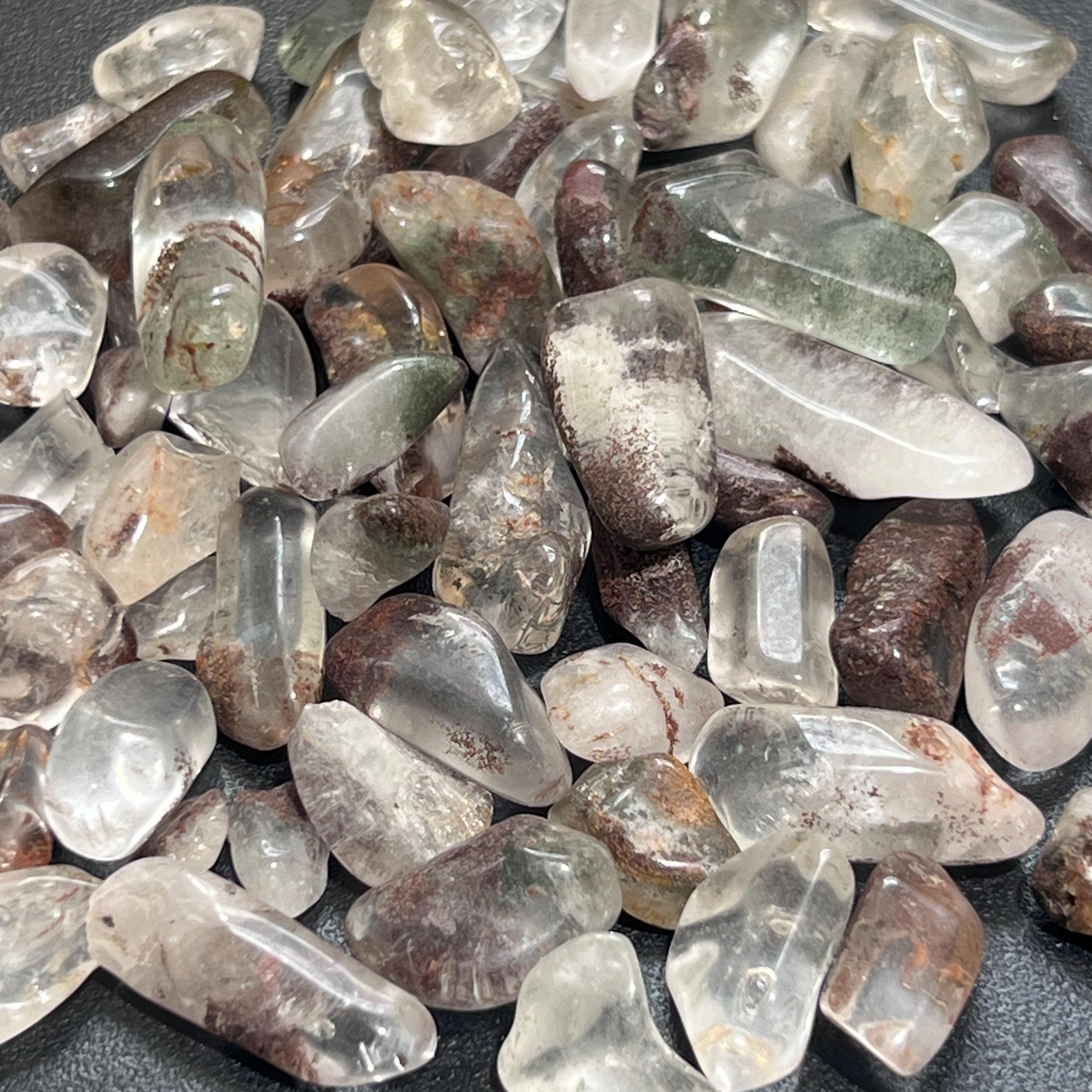 Garden Quartz Crystal (Mystical Lodolite) Small Tumbled Stones