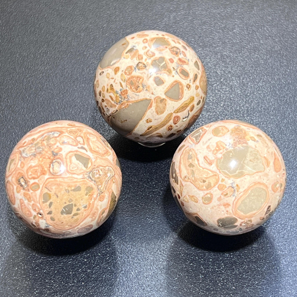Leopardite Leopard Skin Jasper Sphere (4 CM)