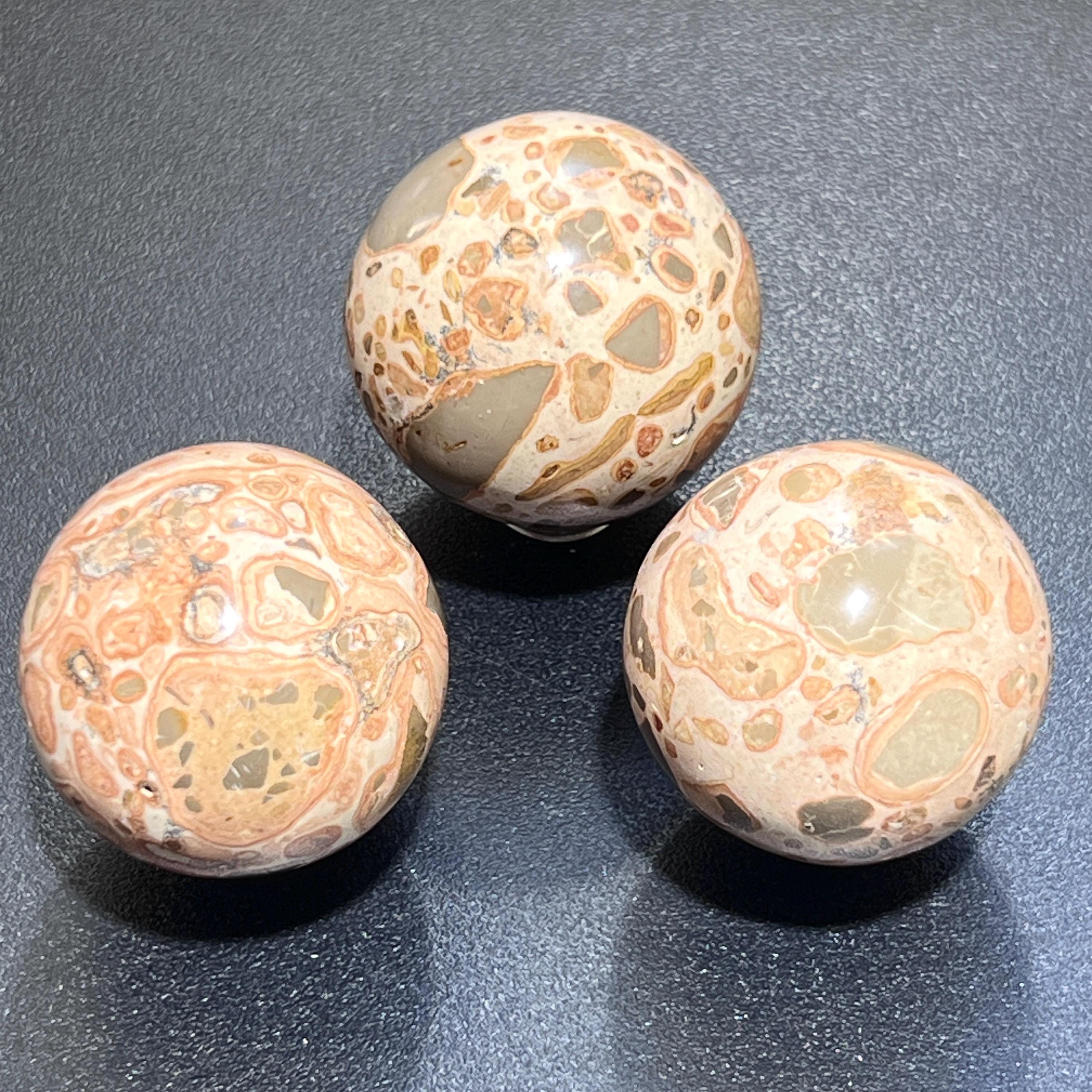Leopardite Leopard Skin Jasper Sphere (4 CM)