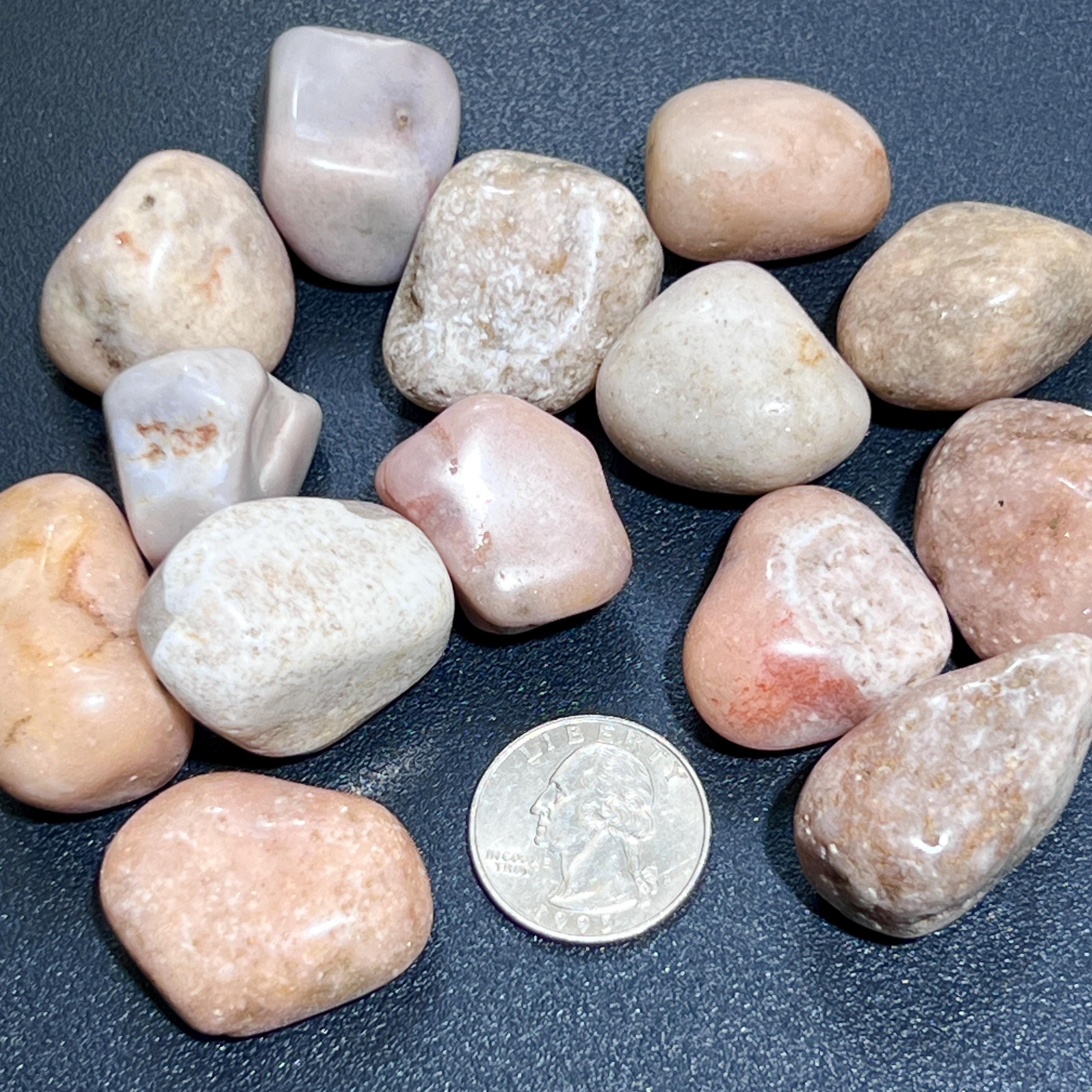 Pink Amethyst Crystal Tumbled Stones