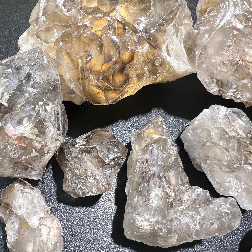 Elestial Alligator Quartz Raw Crystal Clusters
