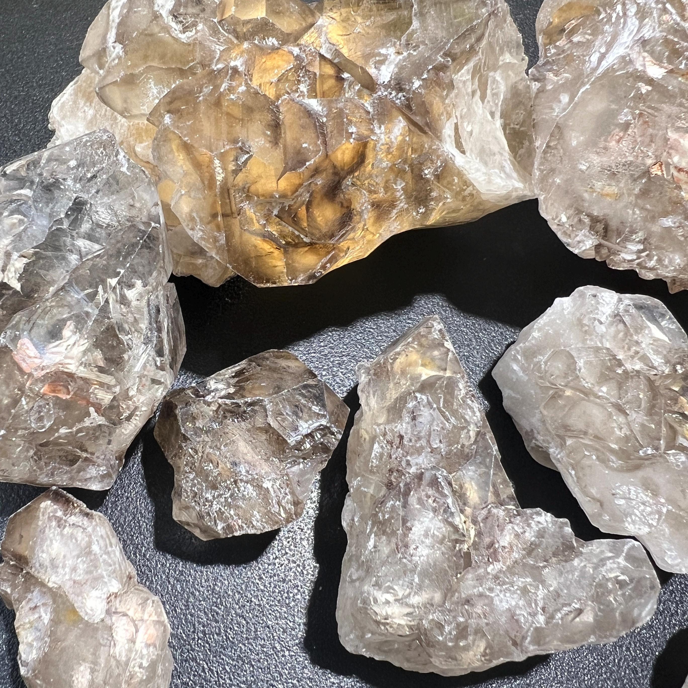 Elestial Alligator Quartz Raw Crystal Clusters