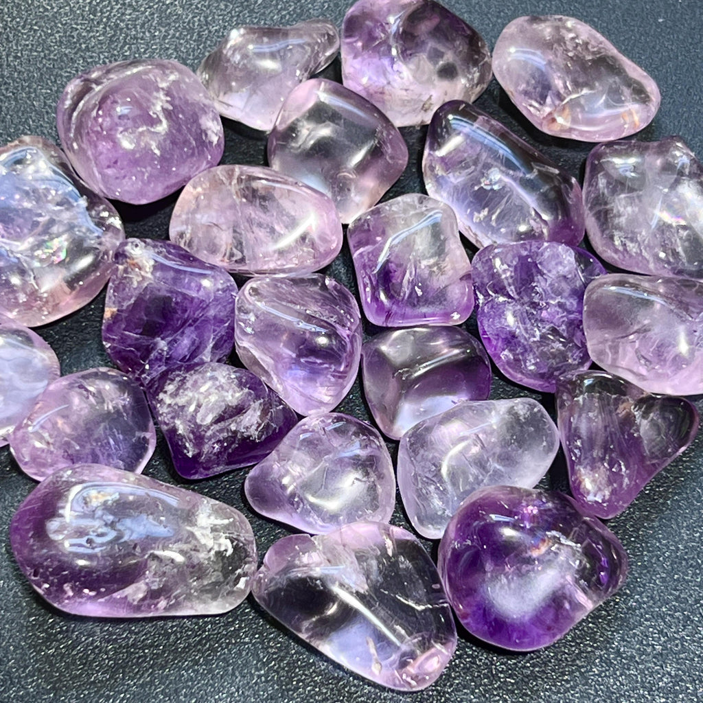 Purple Amethyst Crystal Tumbled Stones
