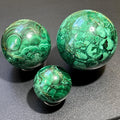 Malachite Spheres (3 Sizes, 5-10 CM)