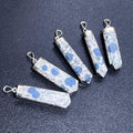 K2 Jasper Crystal Point Pendant (925 Sterling Silver)