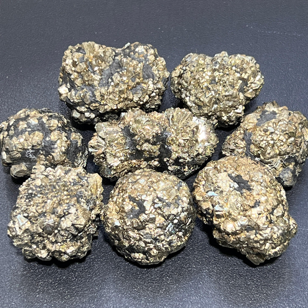 Marcasite Crystal Nodules Iron Pyrite Large Gold Nugget