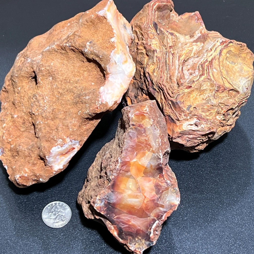 Red Carnelian Agate Raw Crystal Boulders Large Extra Quality (4-8 Inches)