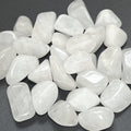 White Quartz Crystal Tumbled Stones