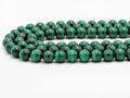 High Quality Natural Smooth Malachite Round Beads, 6mm/8mm/10mm/12mm/14mm, Green Gemstones Beads,Malachite Beads,15.5" Full Strand,SKU#U335
