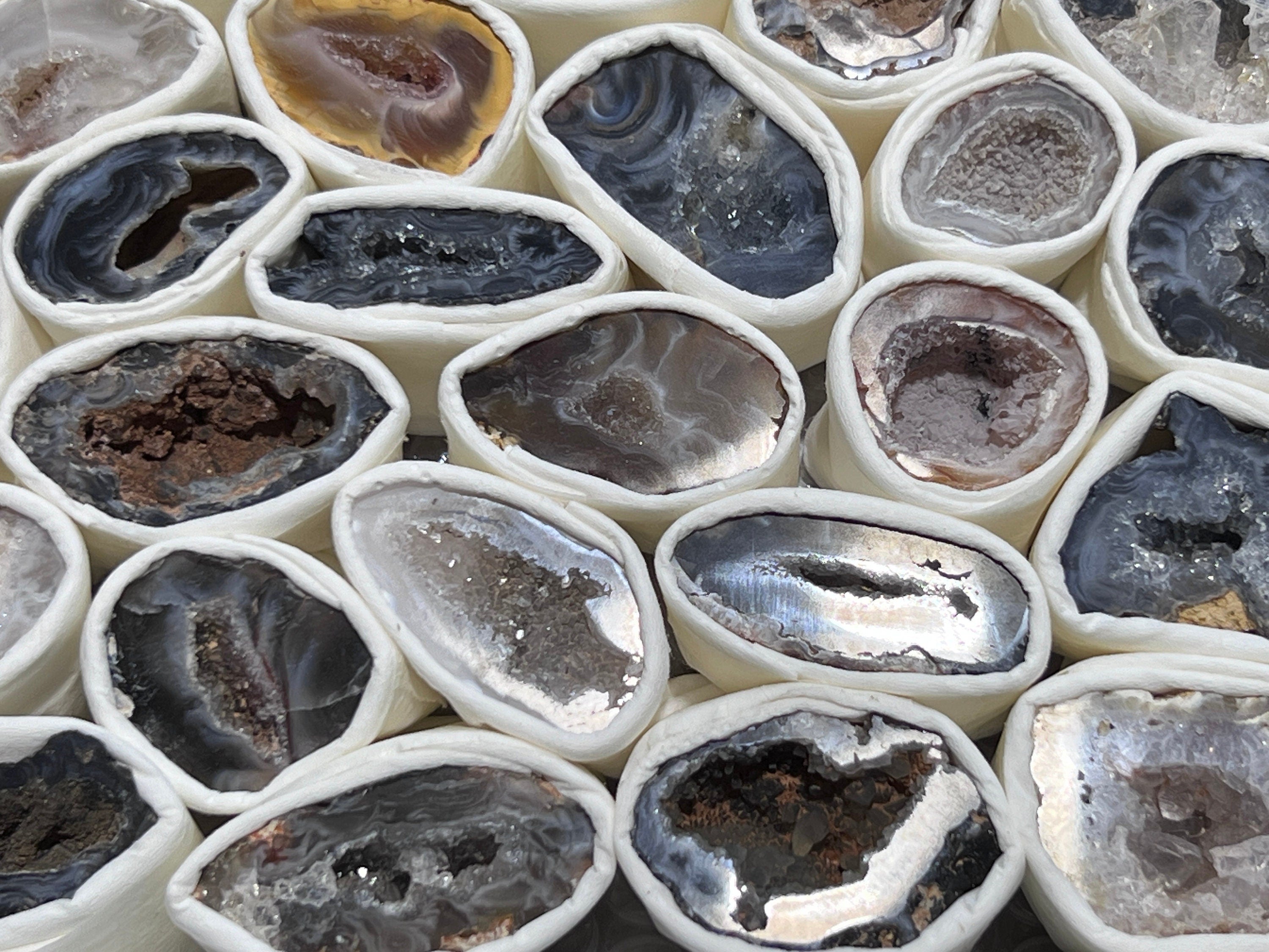 Oco Geode Cut Crystals Box Flat (Avg 3.5 LBs)