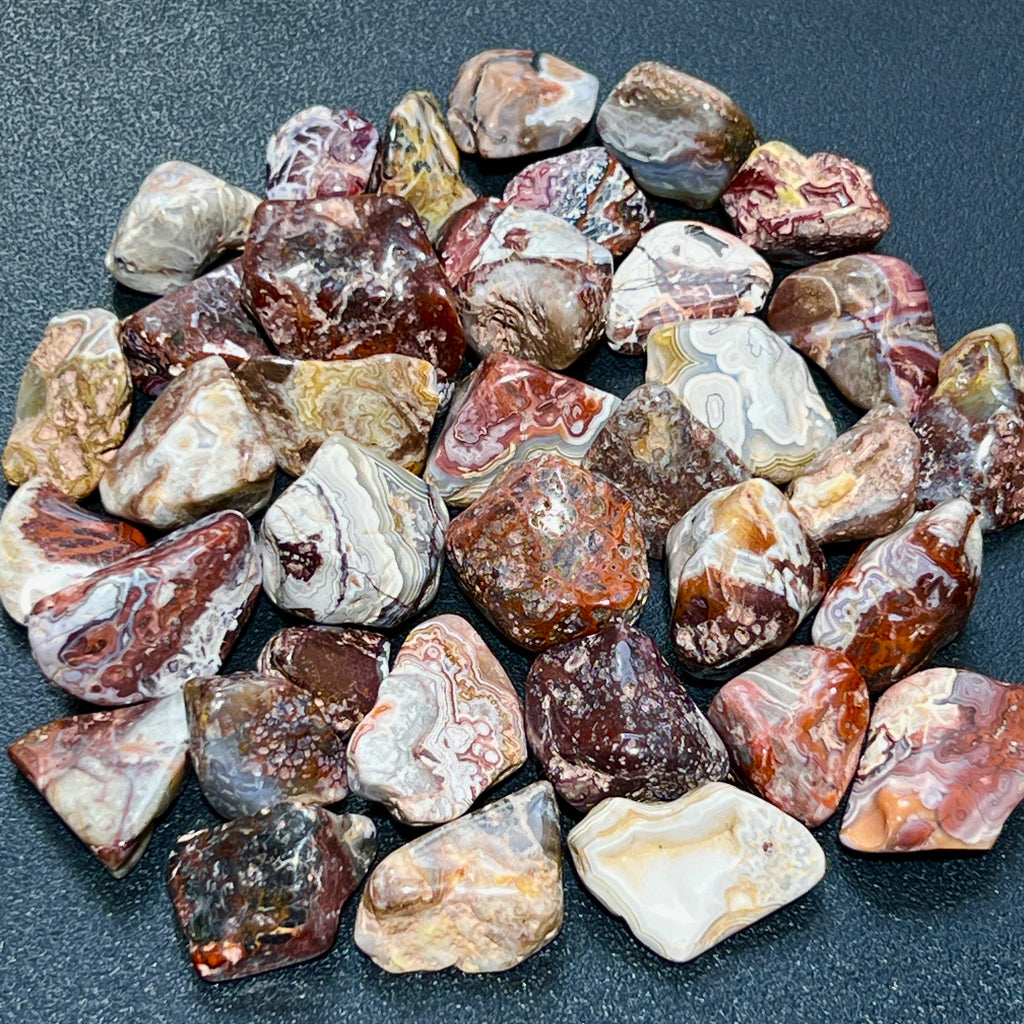 Crazy Lace Agate Tumbled Gemstones