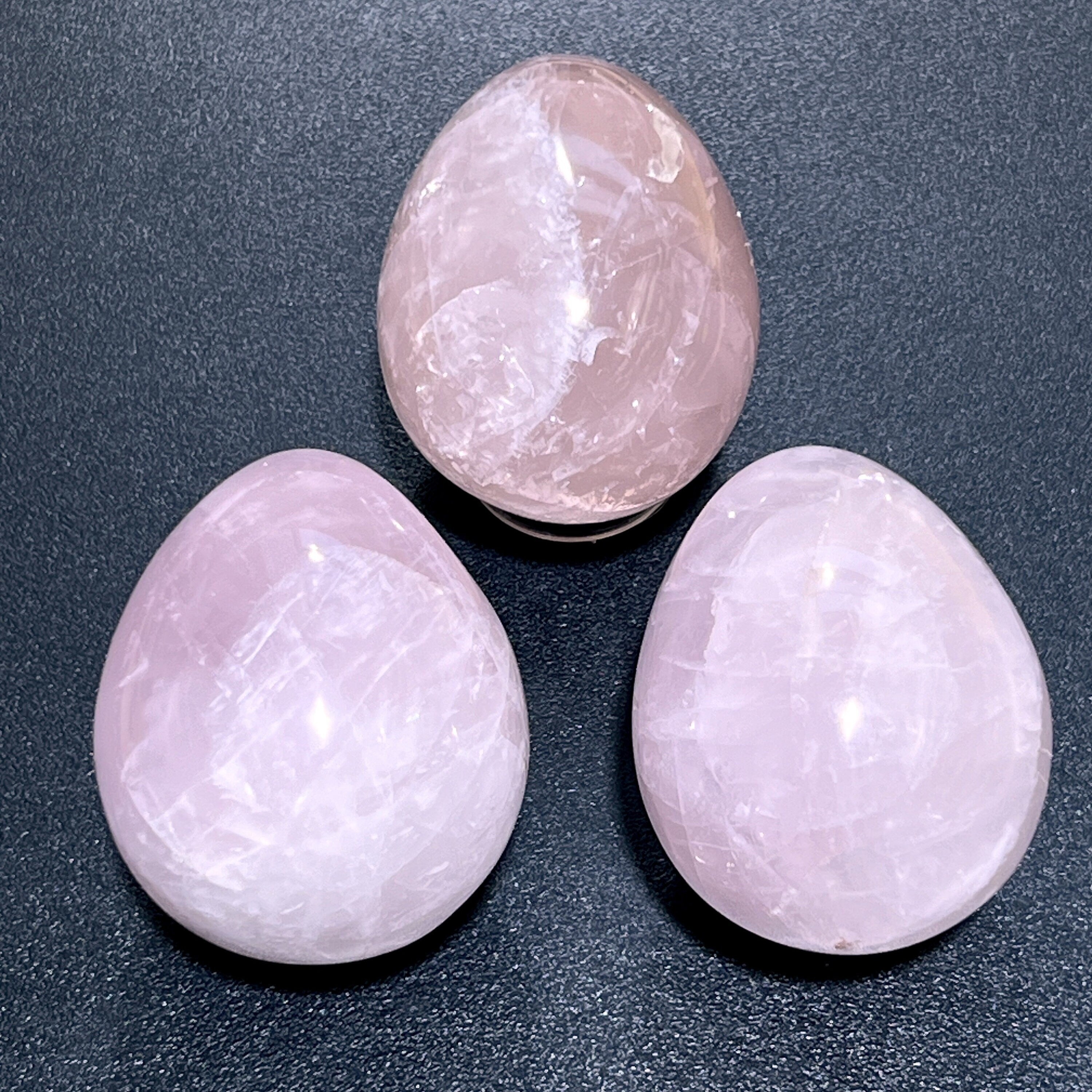 Madagascar Pink Rose Quartz Egg (Extra Quality)