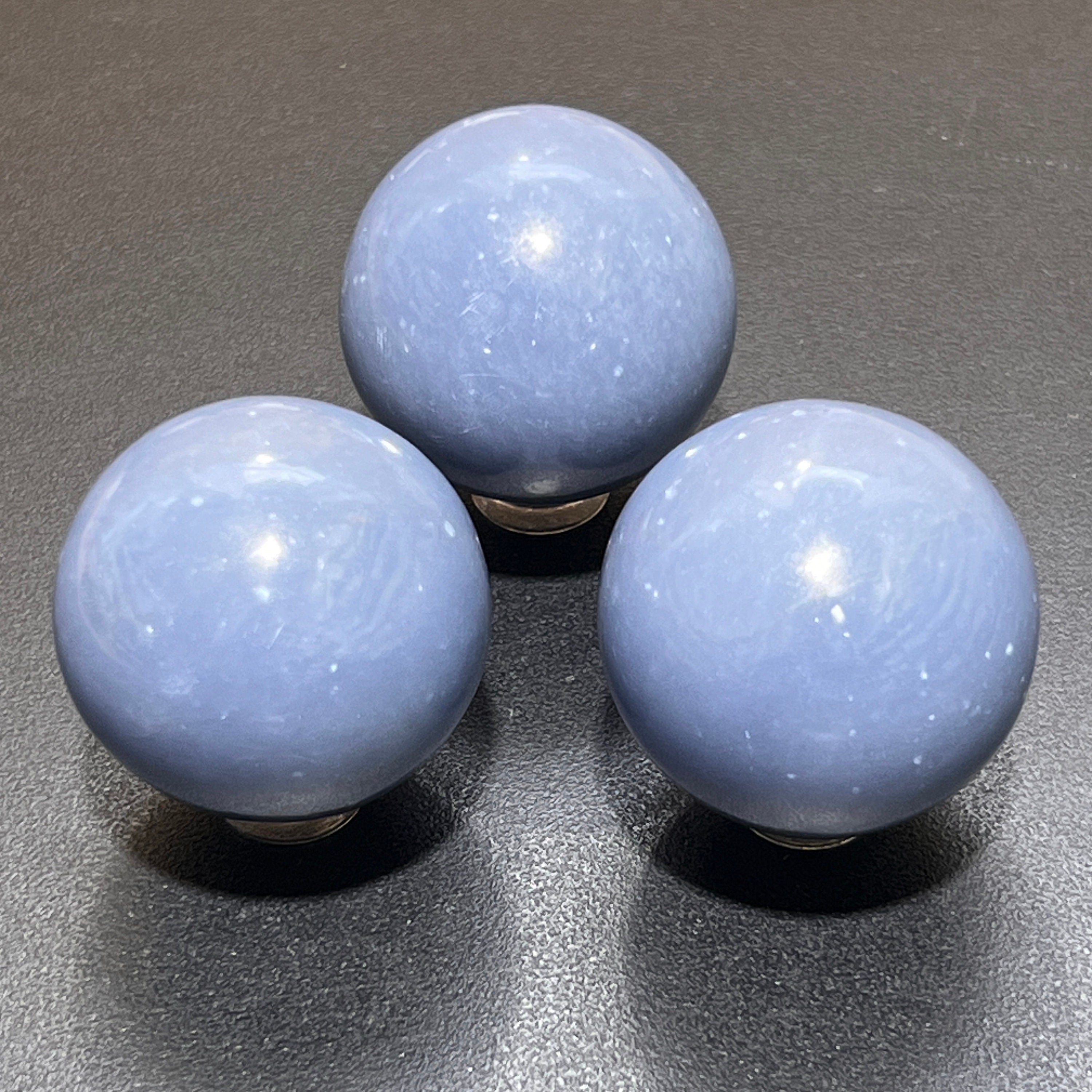 Blue Angelite Crystal Sphere (1.5 Inch)