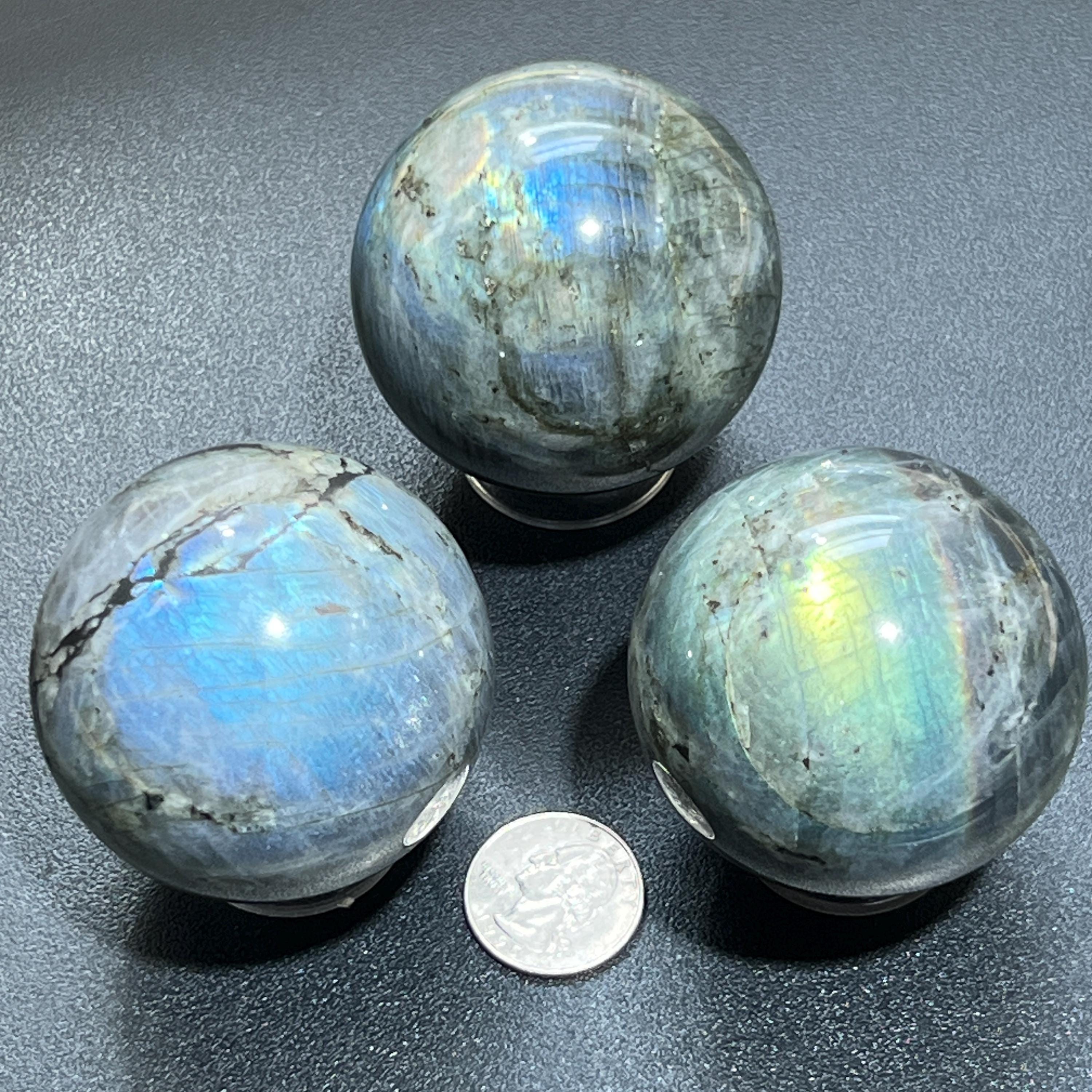 Labradorite Spheres (50-60mm)