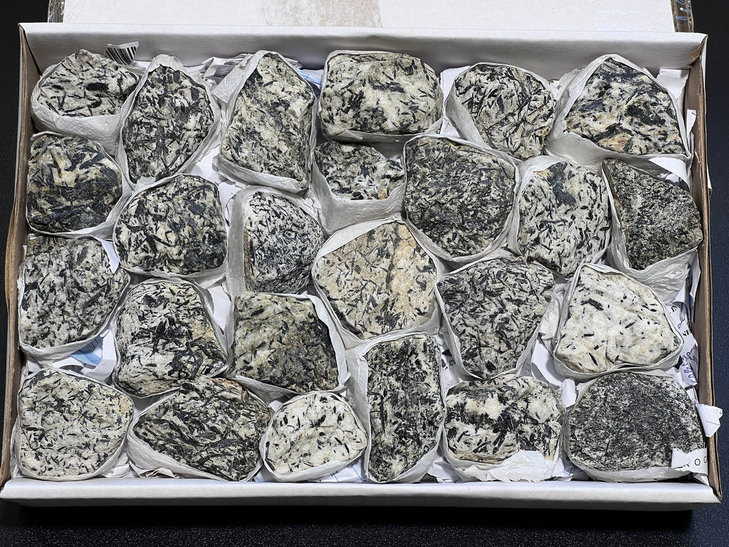 Epidote Crystals Box Flat Raw Natural Gemstones (Avg 3.5 LBs)