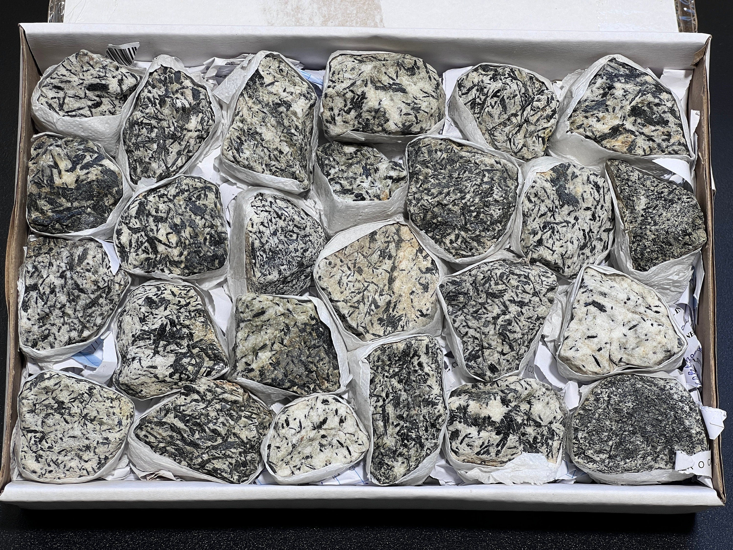 Epidote Crystals Box Flat Raw Natural Gemstones (Avg 3.5 LBs)
