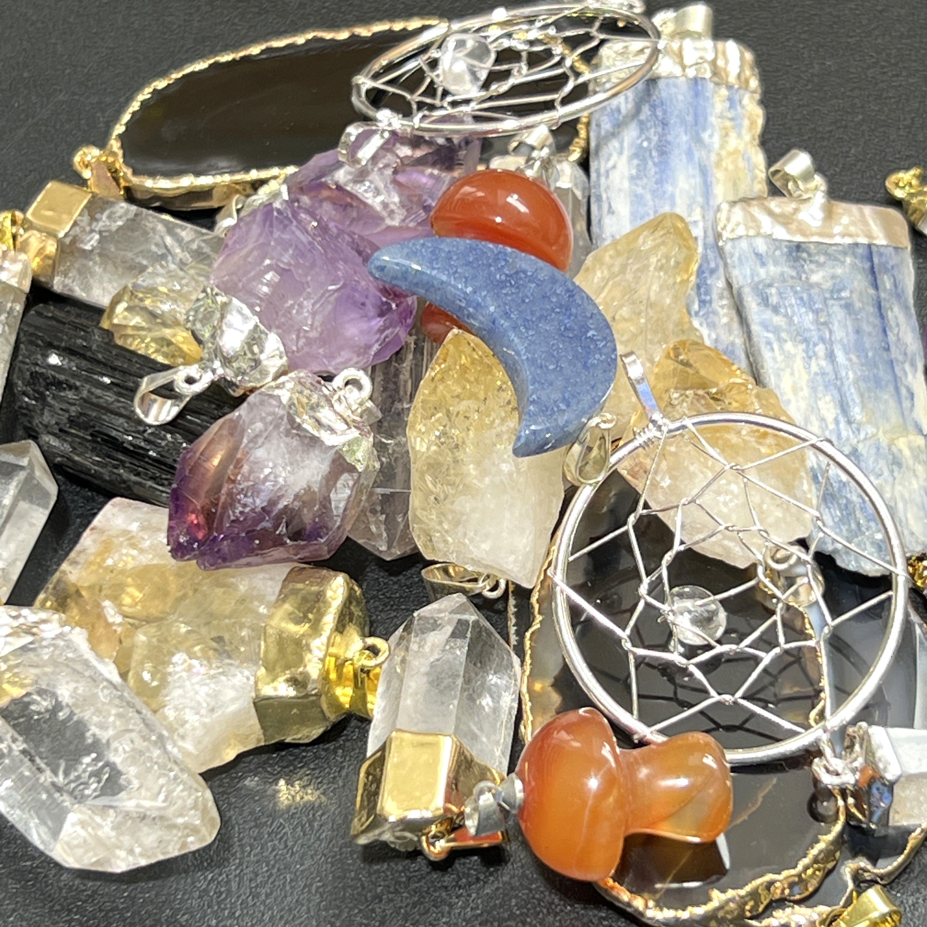 Assorted Crystal Pendant Mystery Mix (10 pieces)