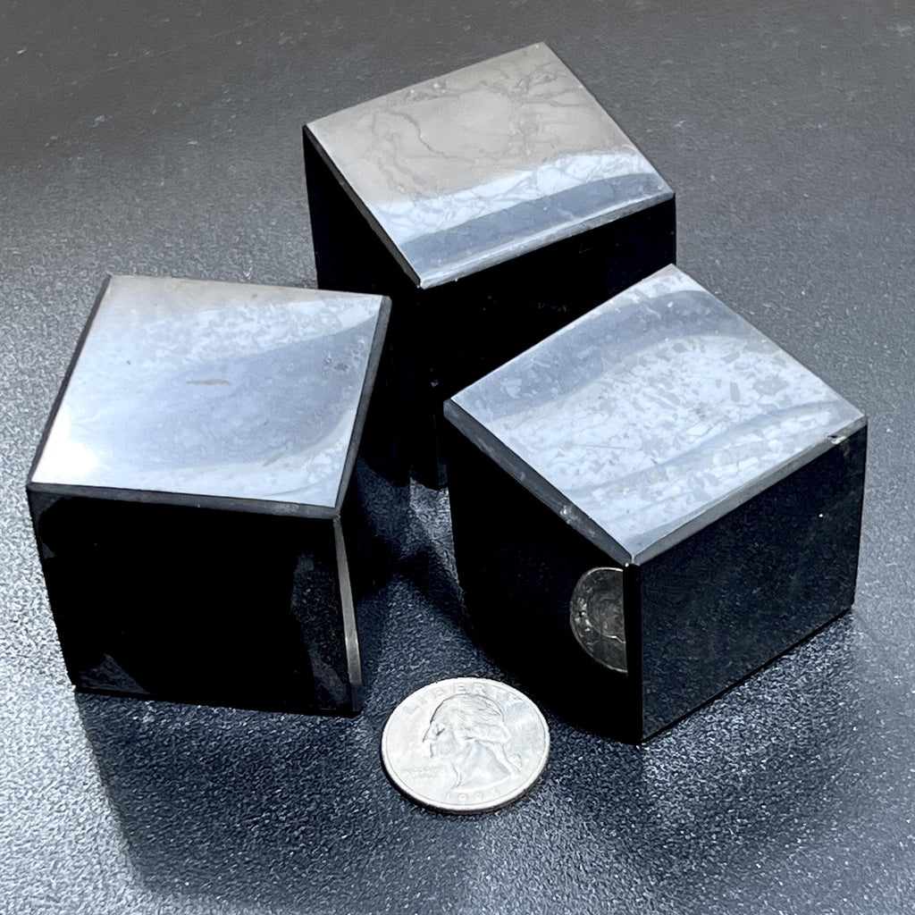 Black Shungite Cube