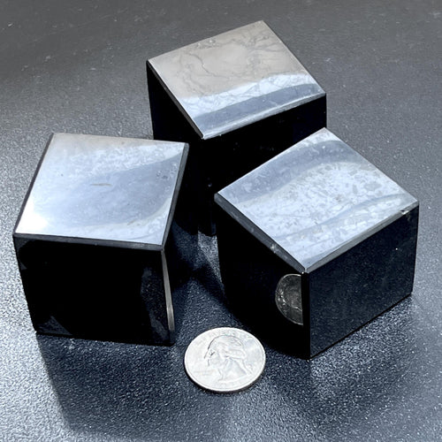 Black Shungite Cube