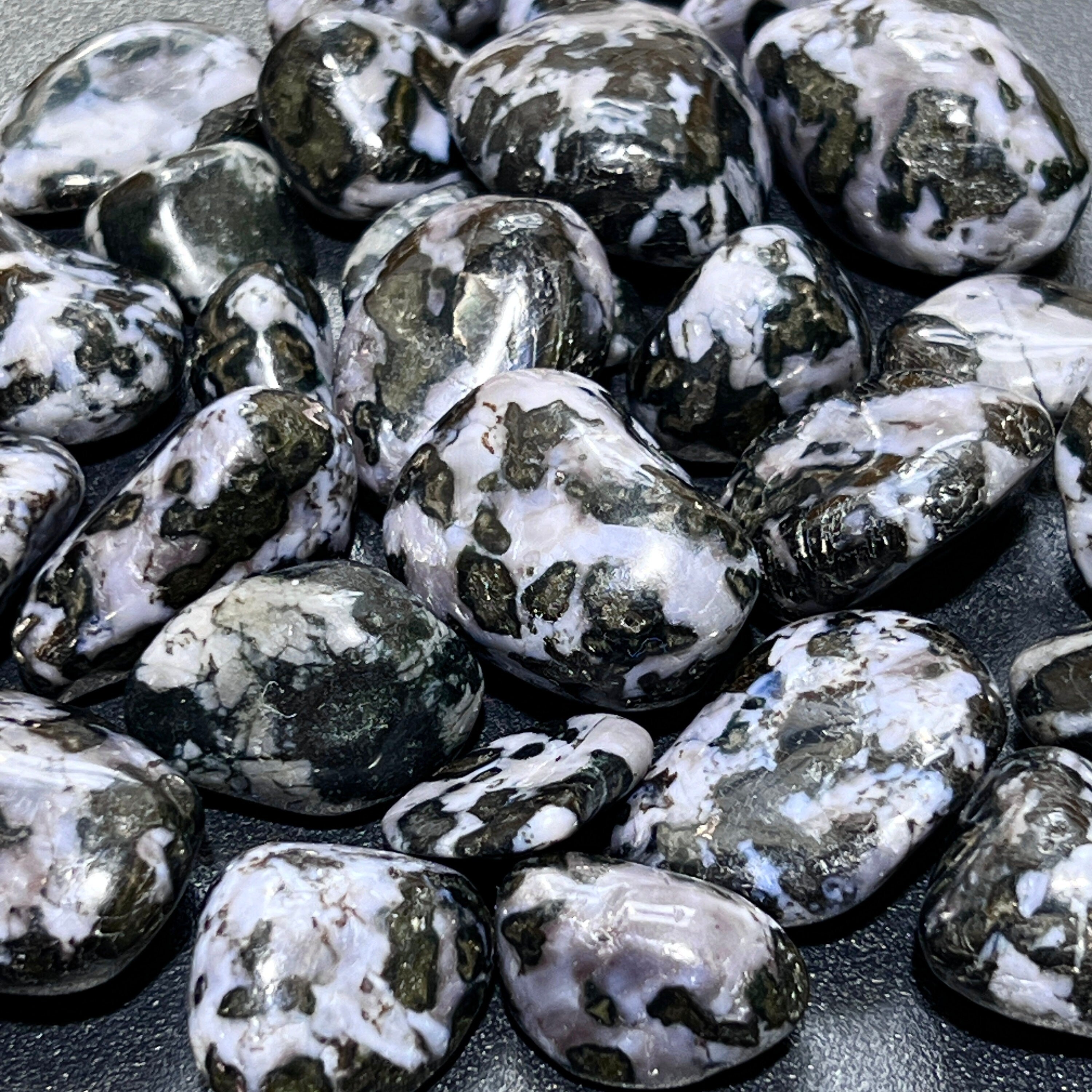 Indigo Gabbro (Mystical Merlinite) Tumbled Gemstones