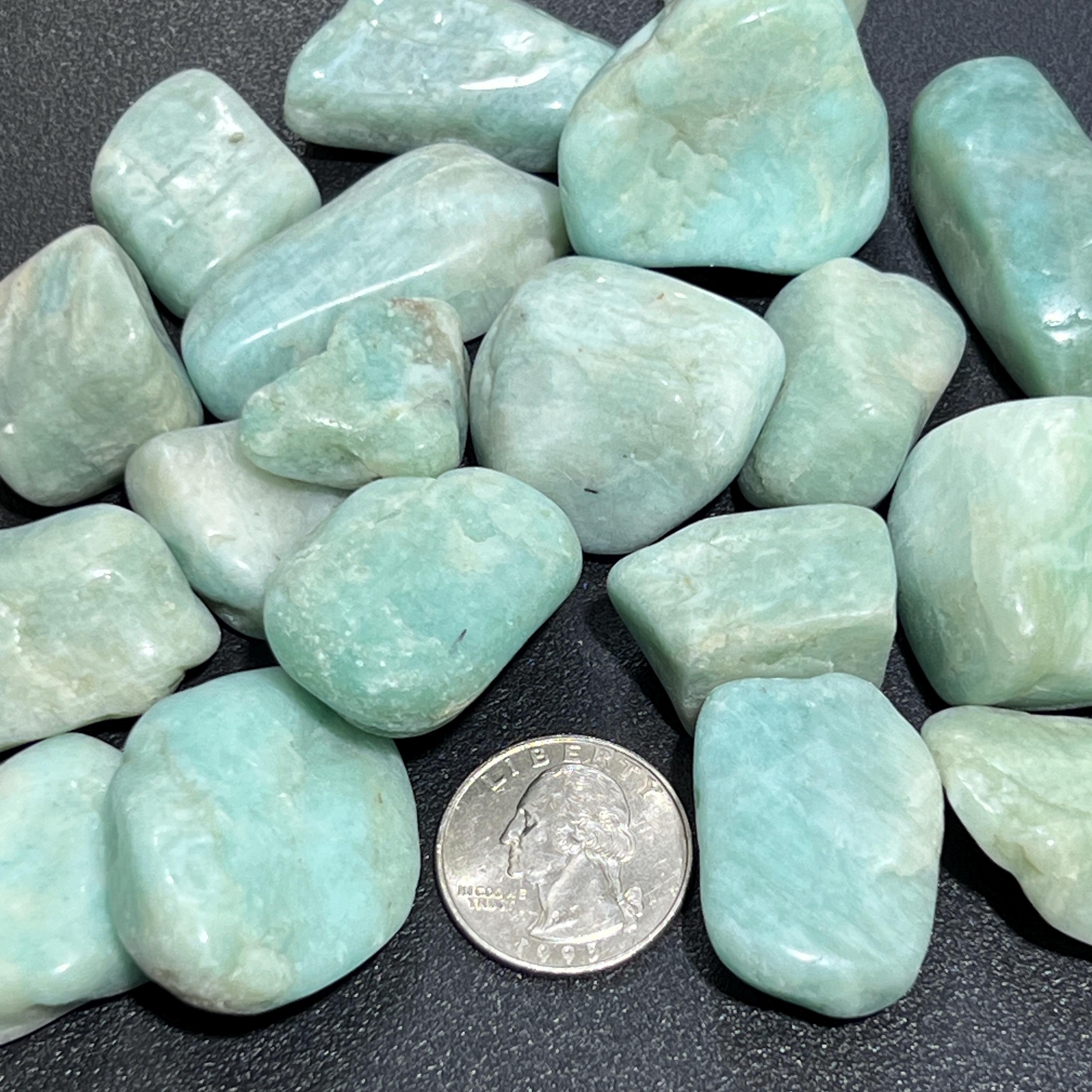 Amazonite Feldspar Tumbled Stones