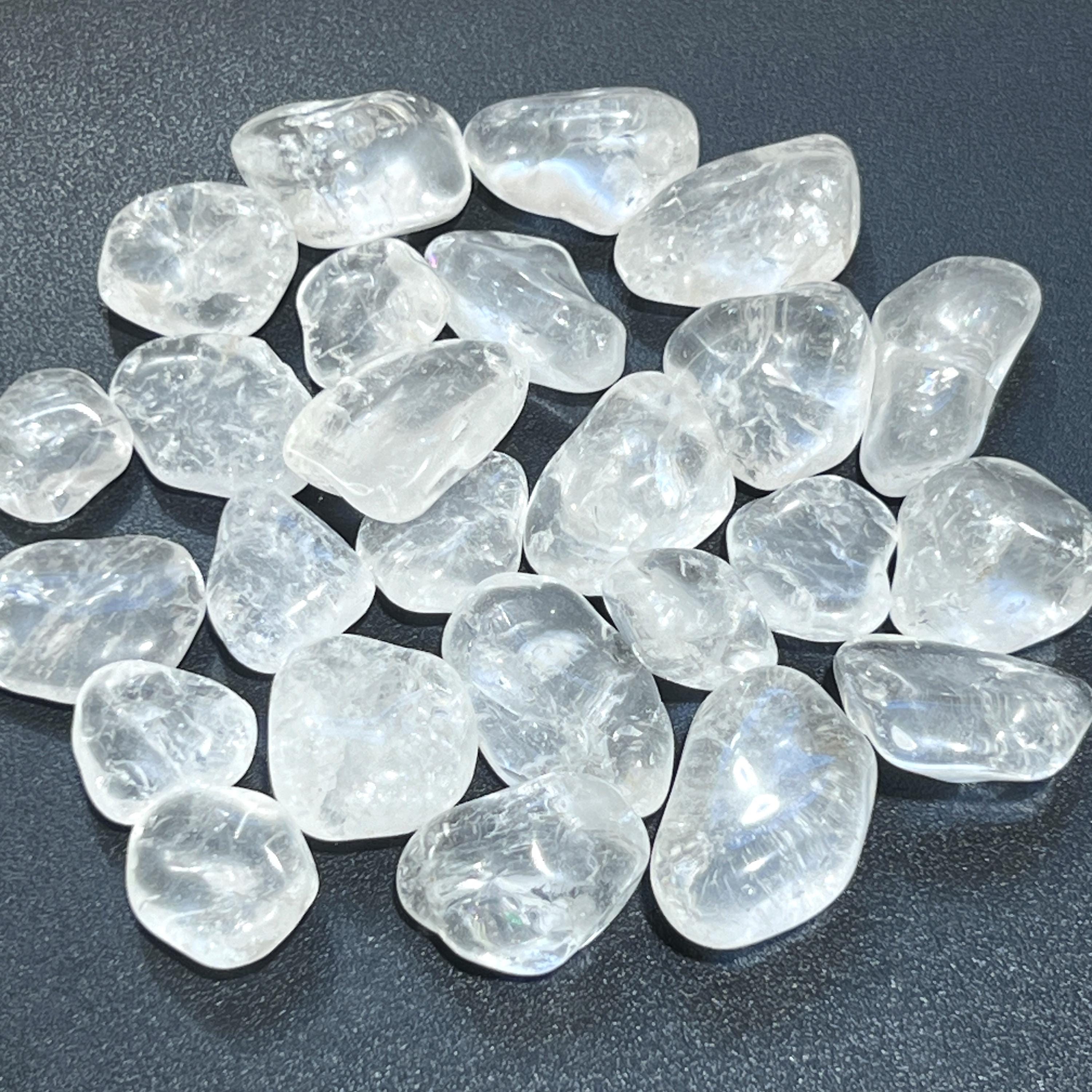 Clear Quartz Crystal Tumbled Stones
