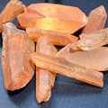 Tangerine Quartz Large Raw Crystal Points