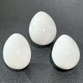 White Agate Crystal Egg