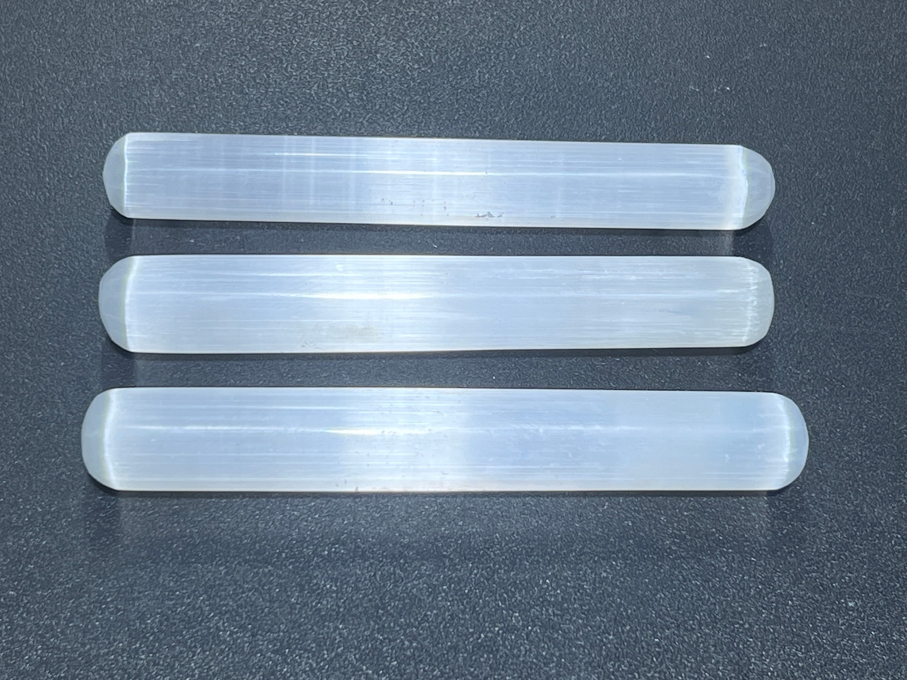 Selenite Crystal Round Wand (5.5 Inches)