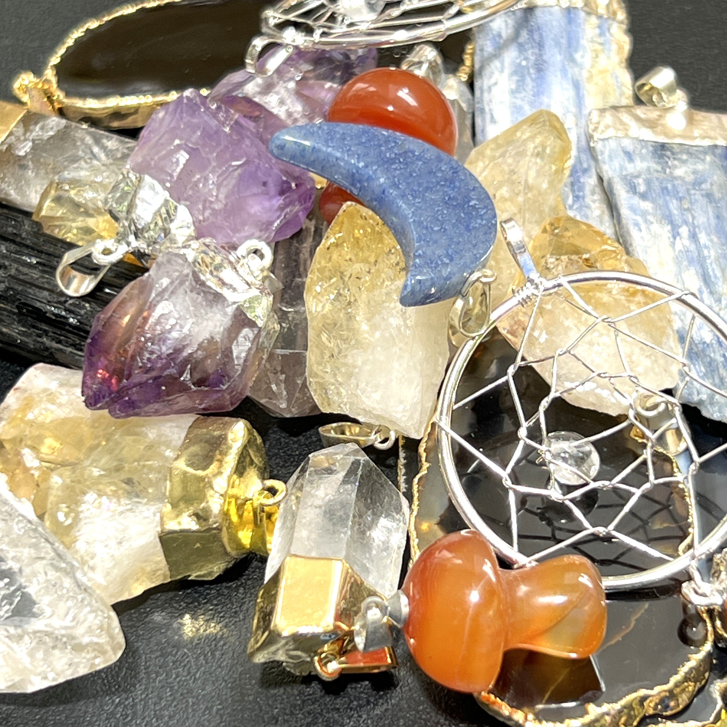 Assorted Crystal Pendant Mystery Mix (10 pieces)