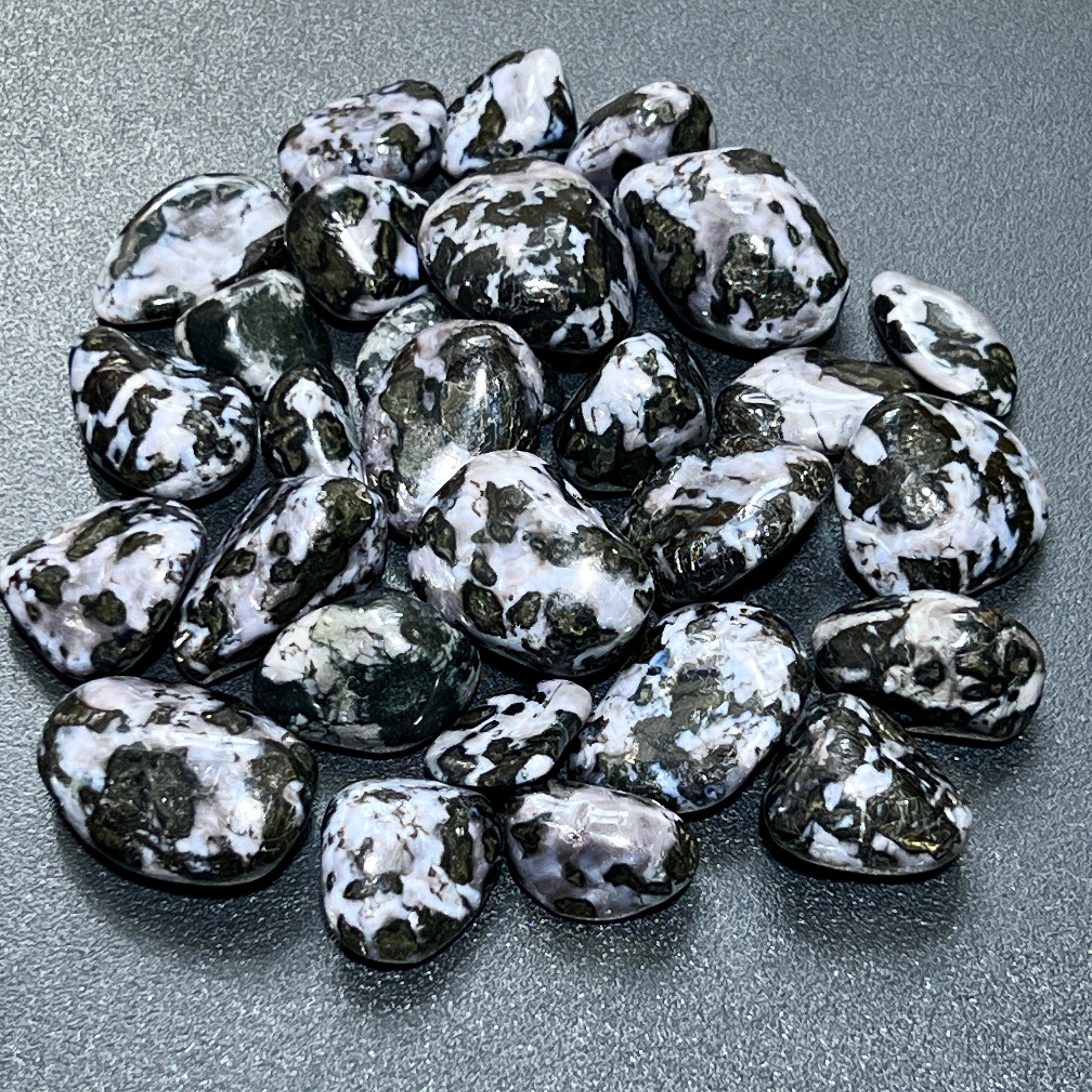 Indigo Gabbro (Mystical Merlinite) Tumbled Gemstones