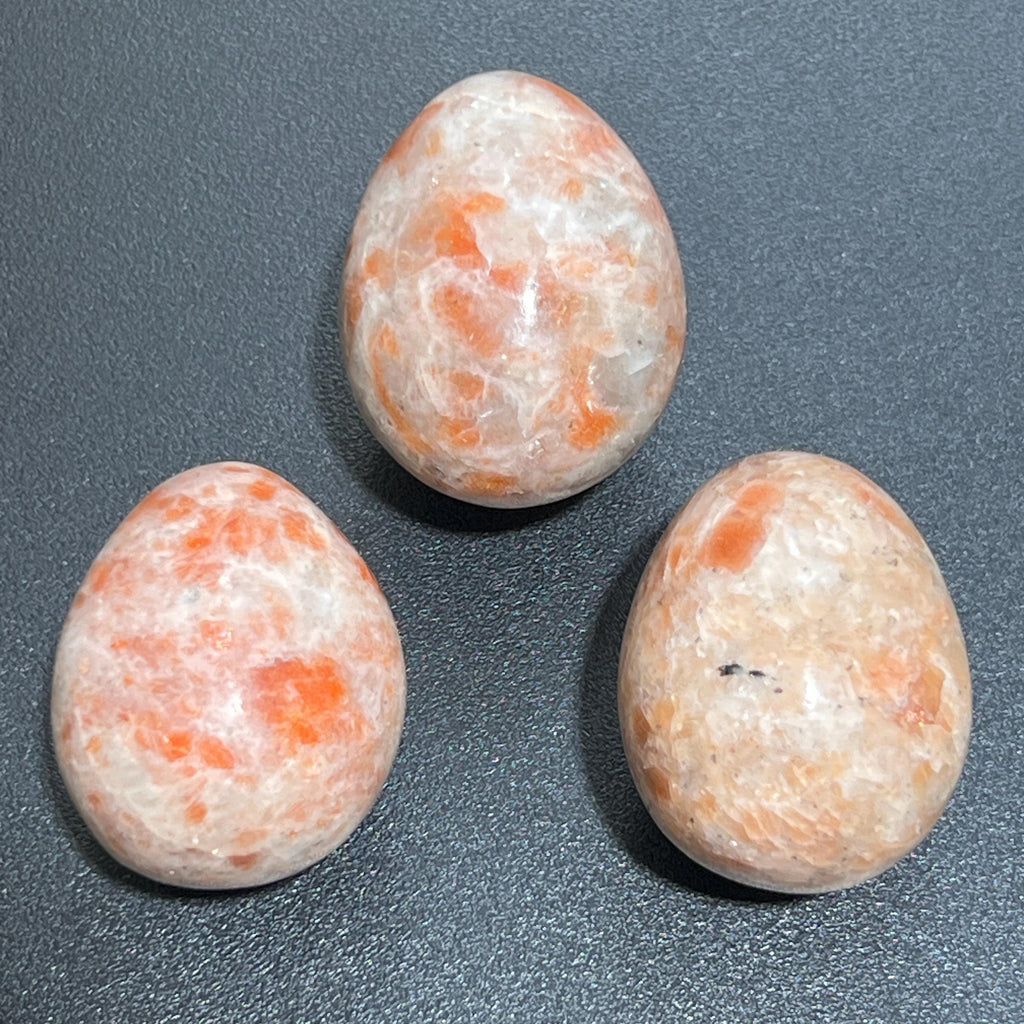 Sunstone Crystal Egg Polished Gemstone Decor