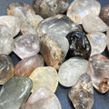 Large Included Quartz Crystal Tumbled Stones (Lodolite)