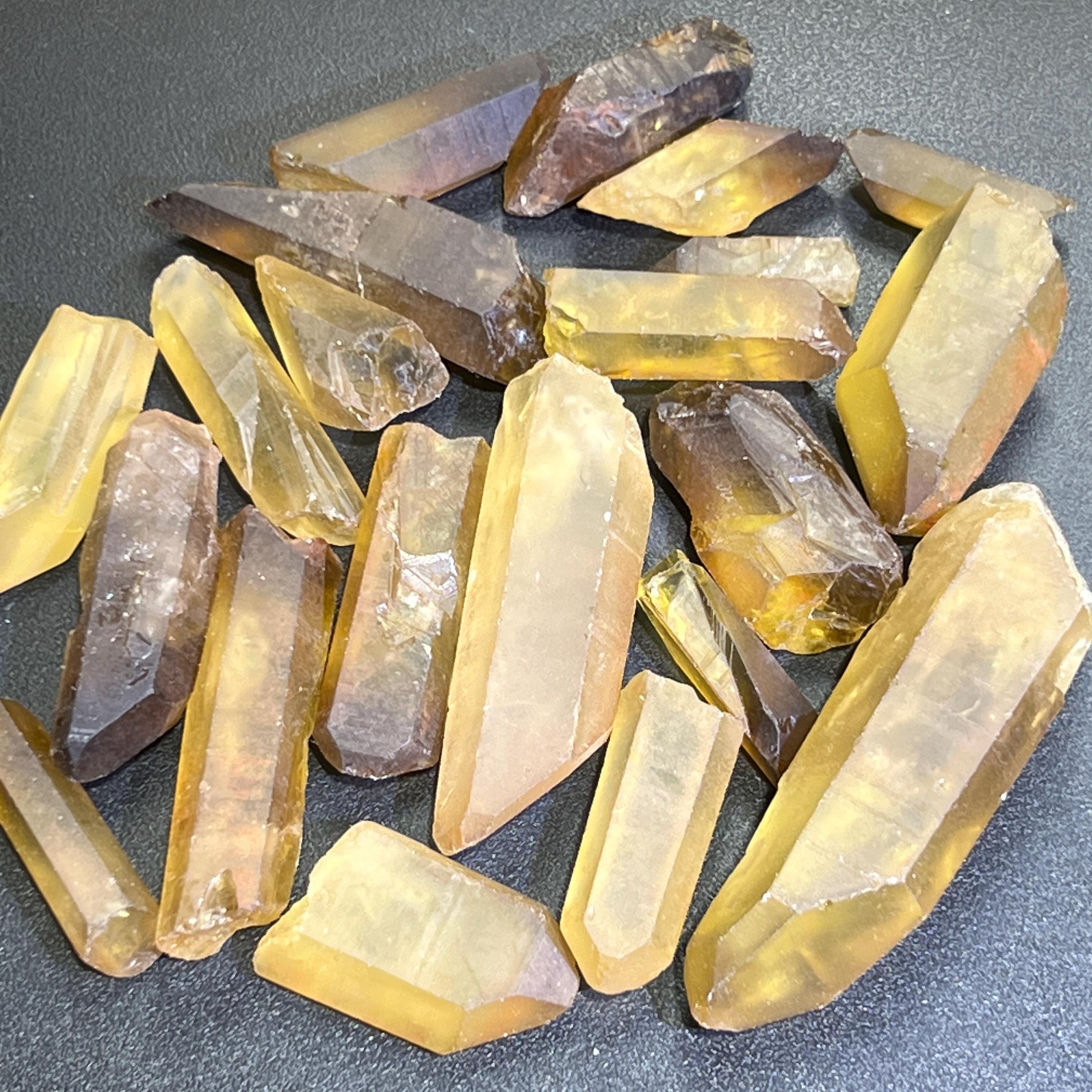 Citrine Crystals Raw Natural Untreated Points