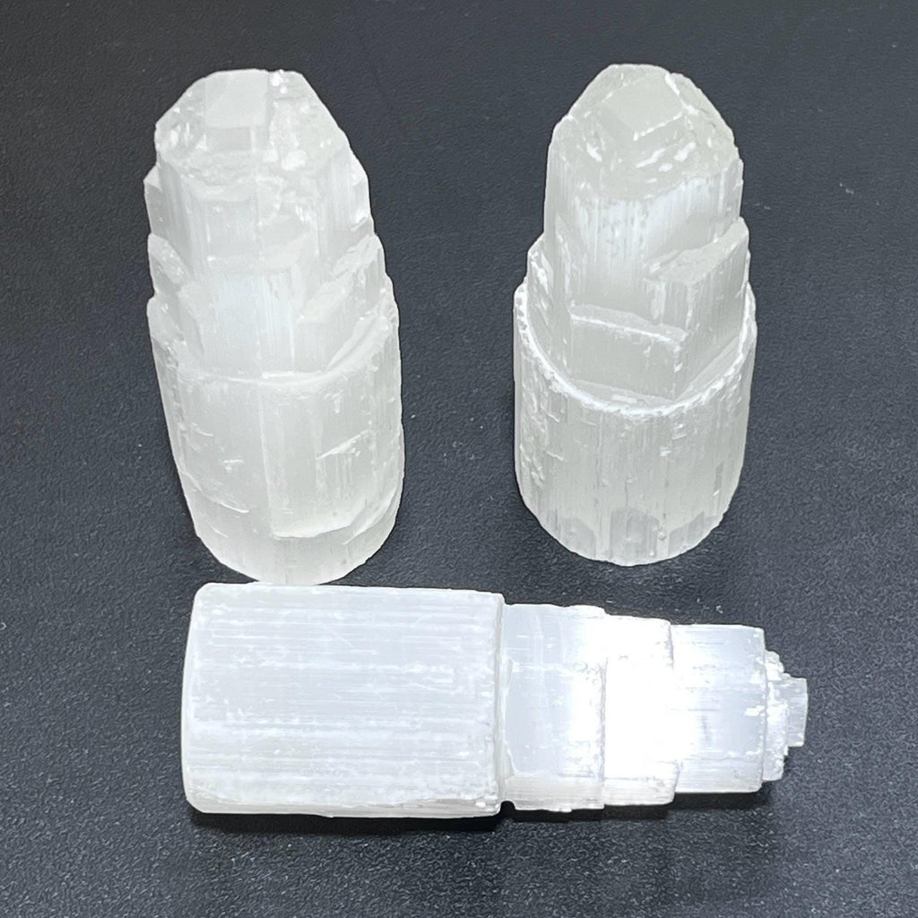 Selenite Crystal Standing Tower Medium (4 Inches)