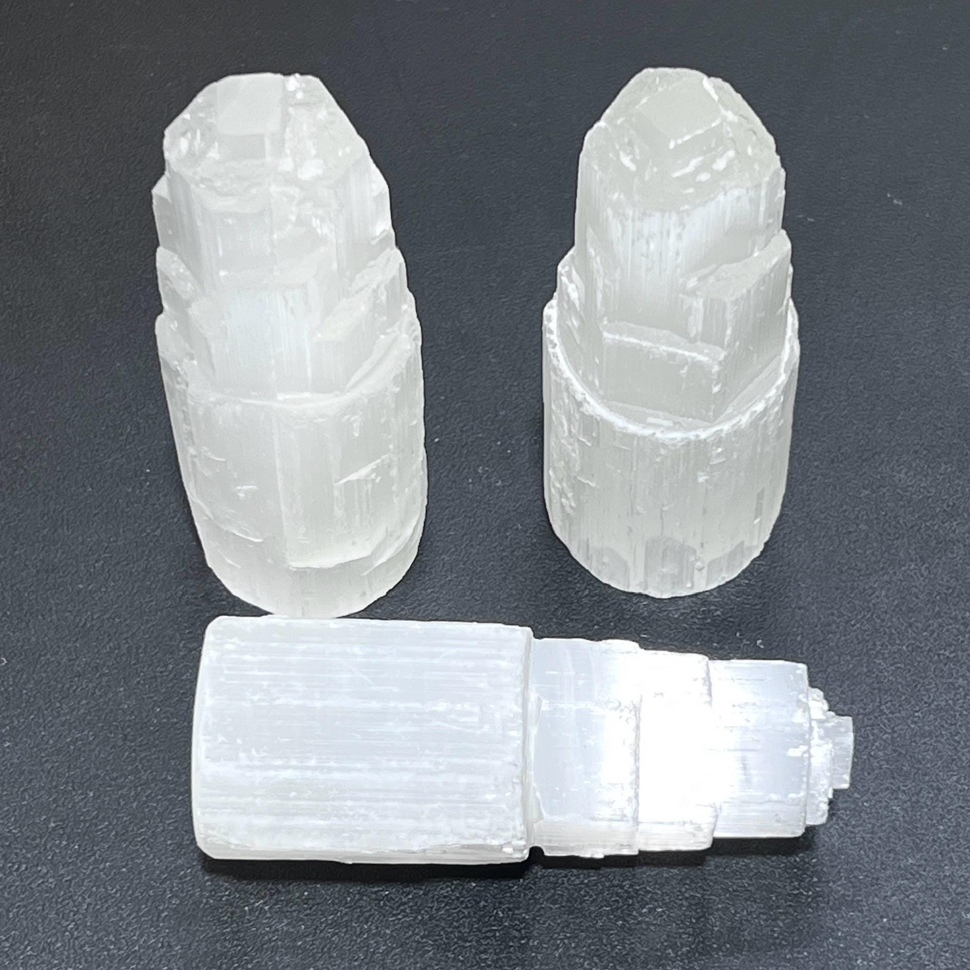 Selenite Crystal Standing Tower Medium (4 Inches)