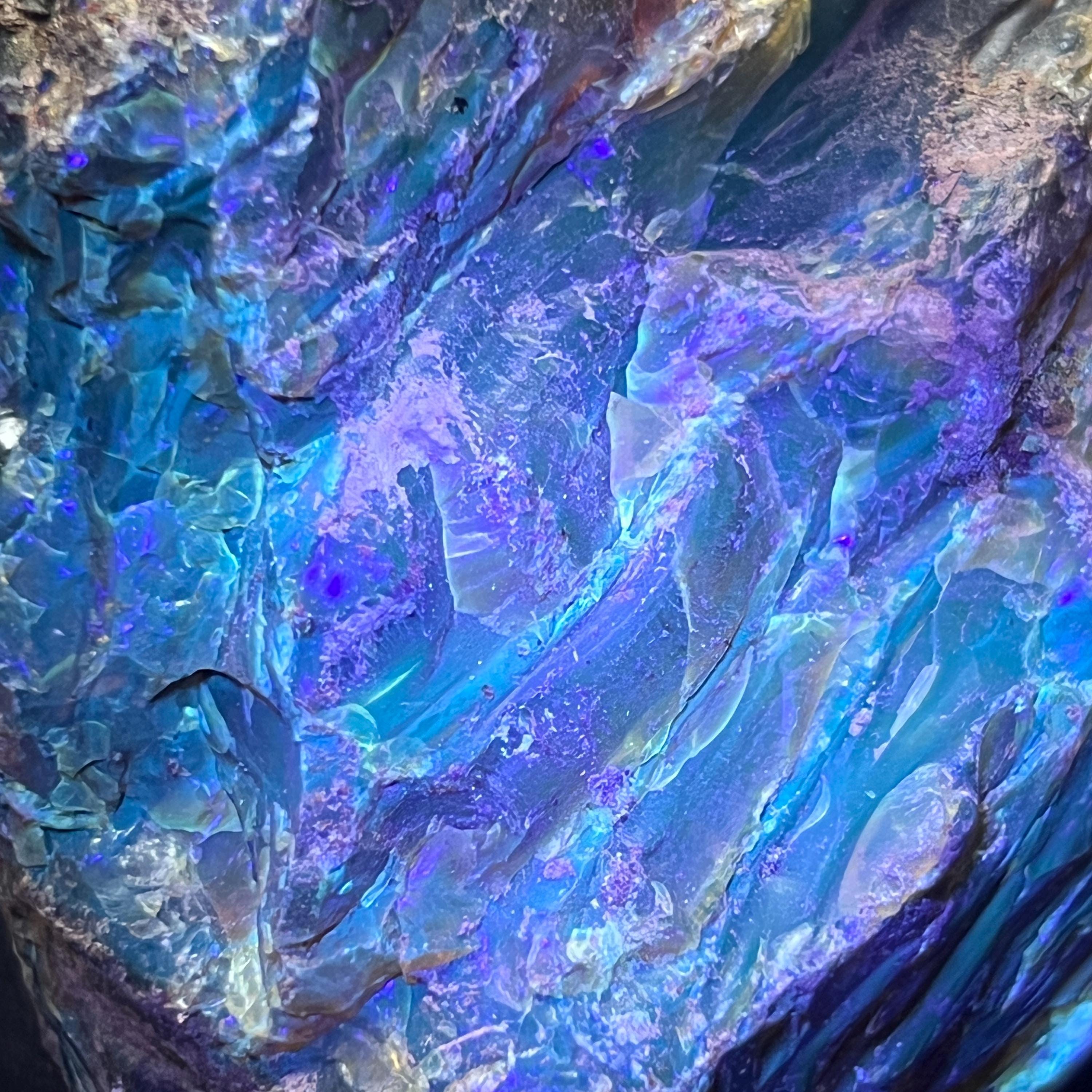 Black Amber (Fossilized Tree Resin) Raw Large Boulders (UV Reactive)